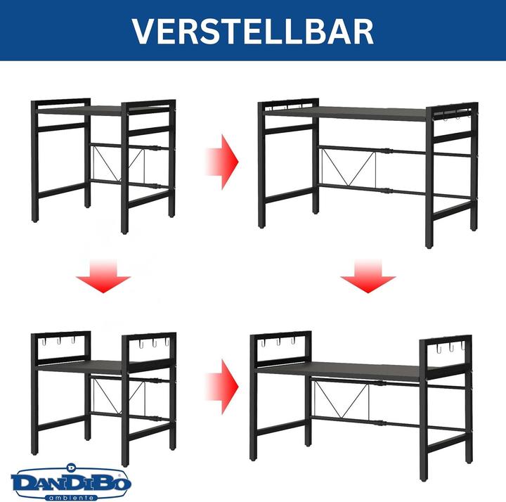 Actual product image DanDiBo Microwave shelf