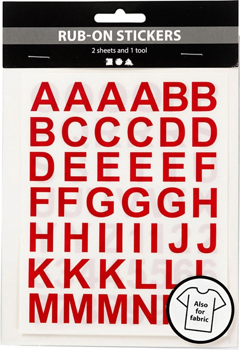 Produktbild Creativ Company Rub-on Buchstaben & Zahlen