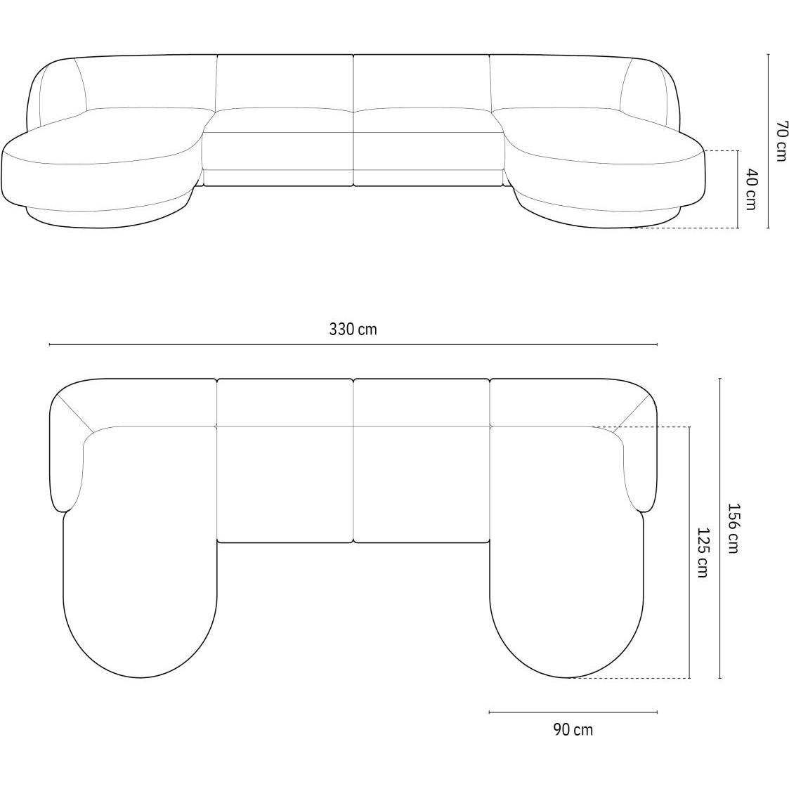 Thumbnail - Micadoni, Sofa, Miley (Wohnlandschaft)