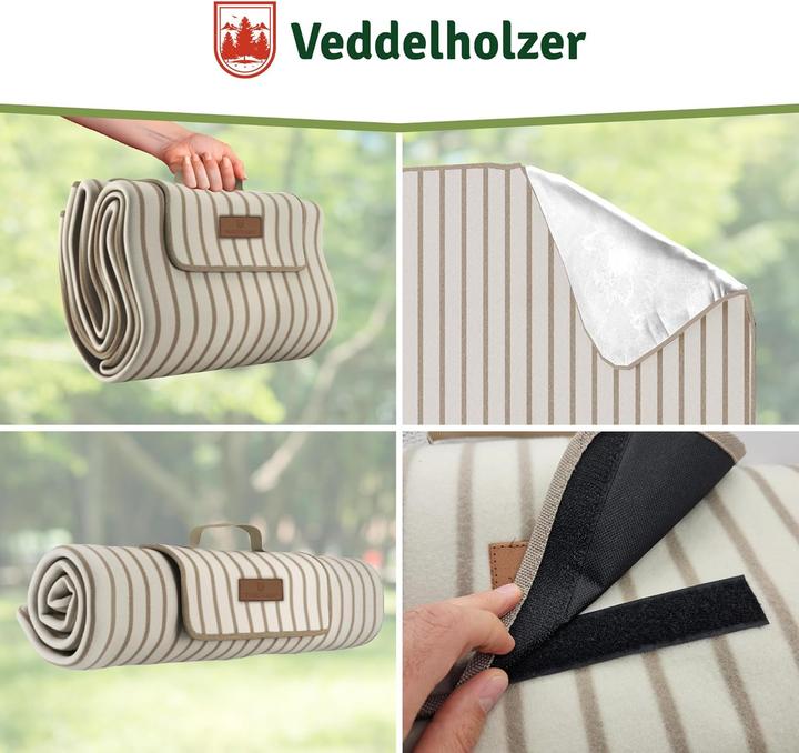 Immagine prodotto Veddelholzer Picknick- und Stranddecke