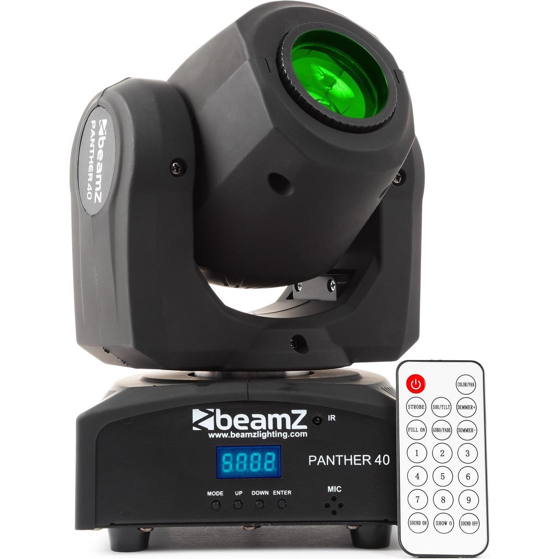BeamZ Pantera 40 (Celibe), Luce mobile