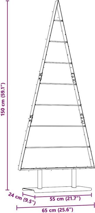 Produktbild vidaXL Metallbaum (150 cm)