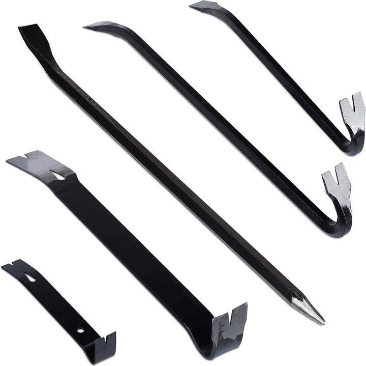 Actual product image Relaxdays Crowbar Set