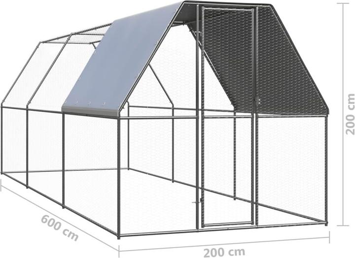 Produktbild vidaXL Hühnerkäfig