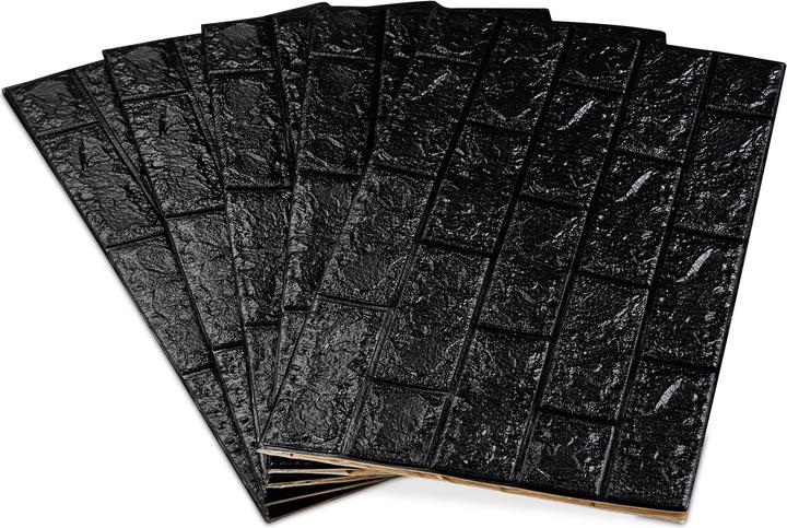 Actual product image Relaxdays Self-Adhesive Wall Panel Set (70 x 78 cm)