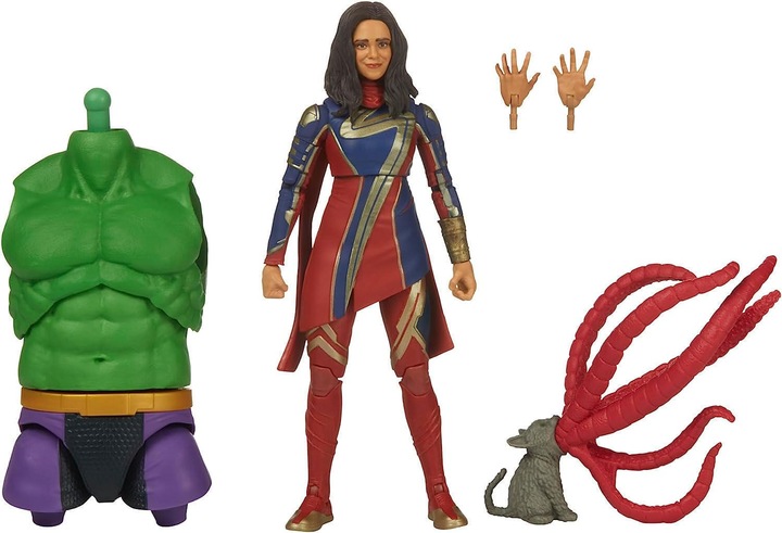 Image du produit Hasbro The Marvels Marvel Legends figurine Ms. Marvel (BAF : Totally Awesome Hulk) 15 cm