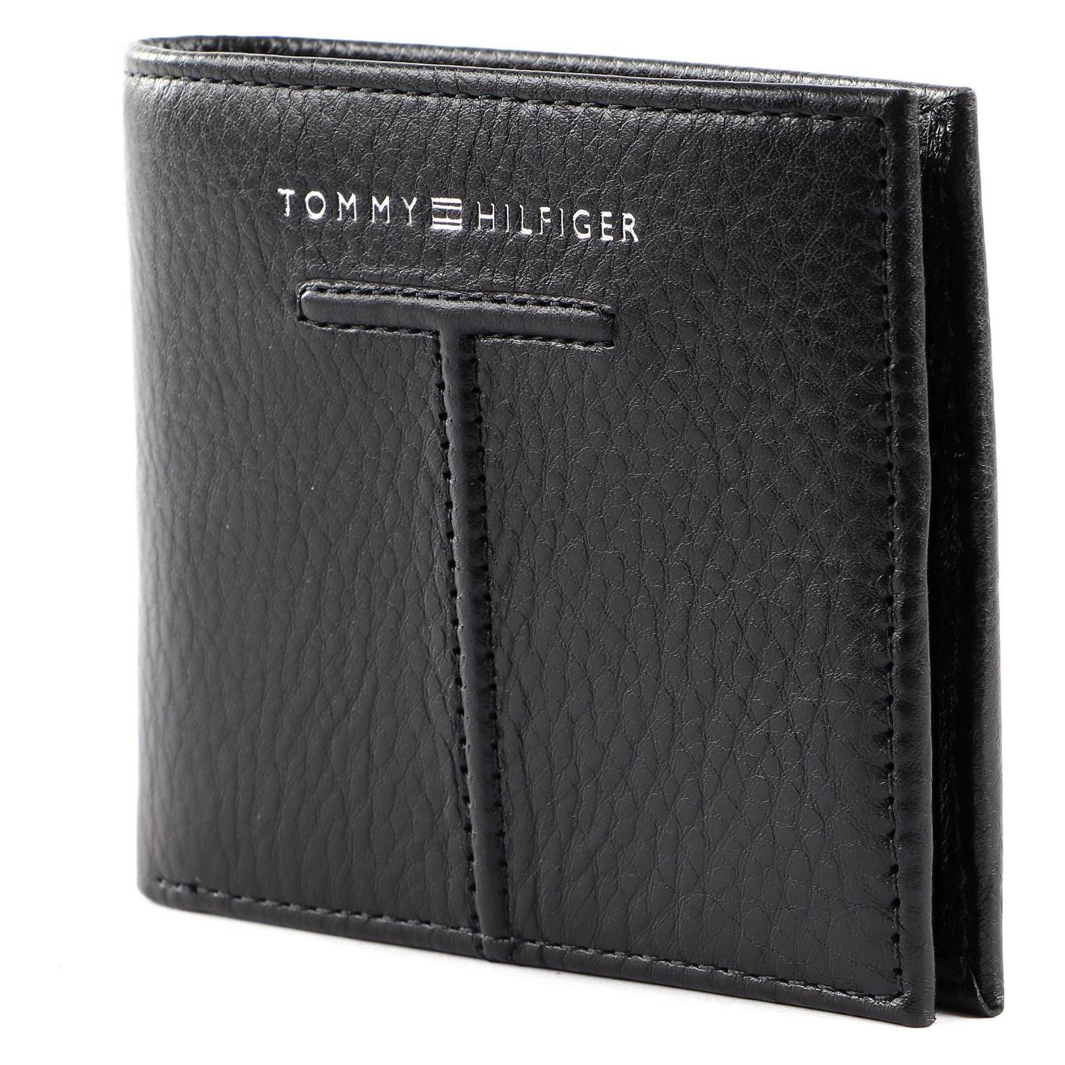 Tommy Hilfiger, Herren, Portemonnaie, Th Central Mini Cc Wallet, Schwarz
