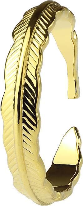 Produktbild Hollywood Body Jewelry Ring 14k vergoldet Feder (Messing)