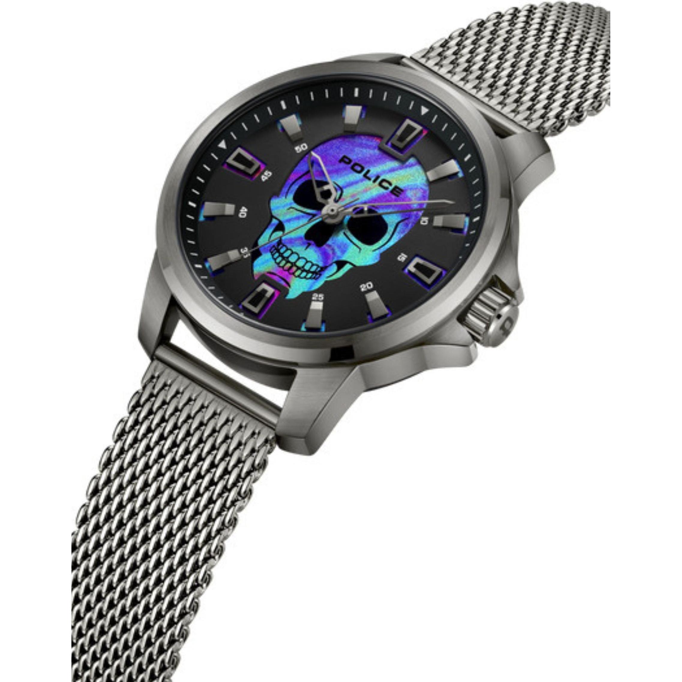 Thumbnail - Police, Armbanduhr, Herrenuhr MENSOR, Schwarz, (Analoguhr, 44 mm)