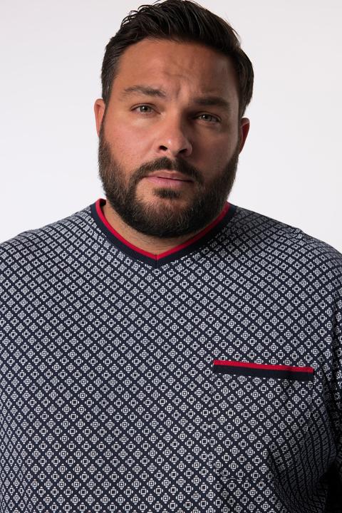Immagine prodotto Men+ Schlafanzug, Zweiteiler, Bauchfit, Langarm (5XL)