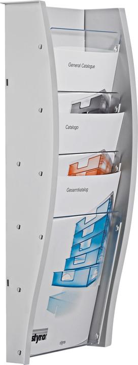 Produktbild Styro Styrodisplay Wandprospekhalter, 4 Fächer (A4)