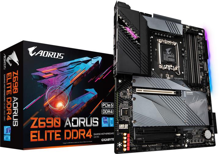 Produktbild Gigabyte Z690 AORUS ELITE (LGA 1700, Intel Z690 (DDR4), ATX)