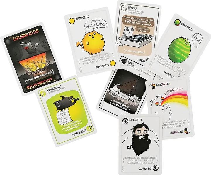 Produktbild Asmodée Exploding Kittens (Italienisch, 2 - 5 Spieler)