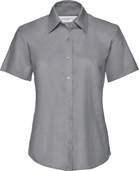 Produktbild Russell Collection Easy Care Oxford Bluse Kurzarm (M)