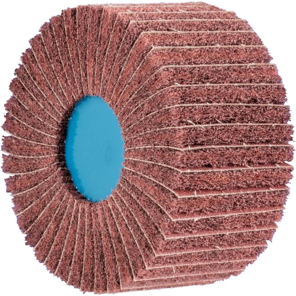 Pferd, Schleifmittel, POLINOX Vlies-Schleifrad PNZ Ø 100 x 50 mm Gewinde M14 A 180 für Feinschliff & Finish (180)