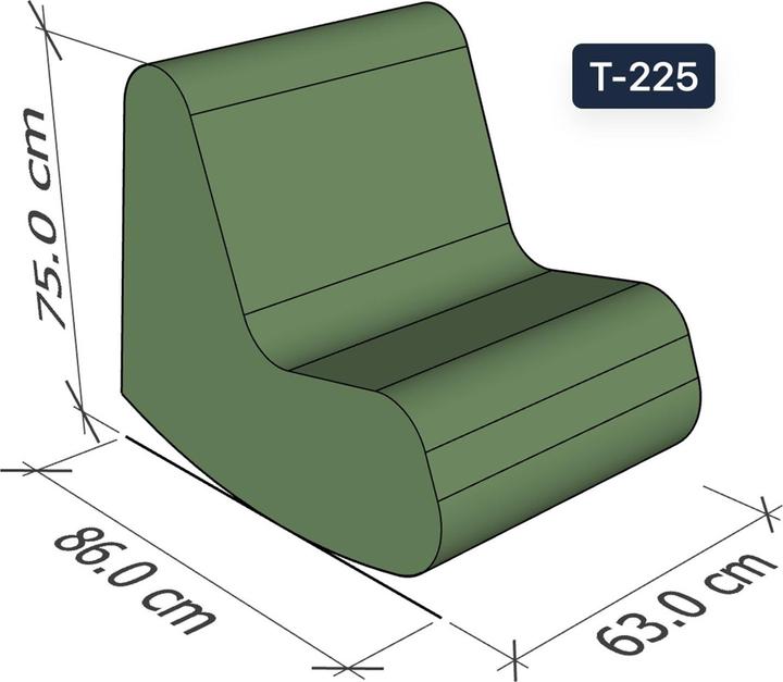 Produktbild Iglu Schaukelstuhl Large Reseda Green