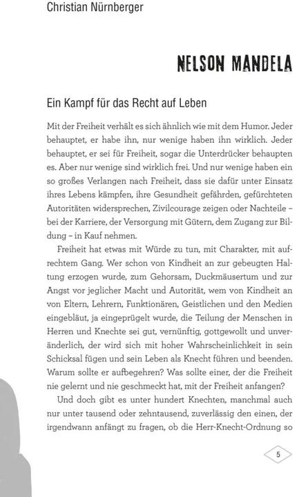 Produktbild Nelson Mandela (Deutsch, Christian Nürnberger, 2018)