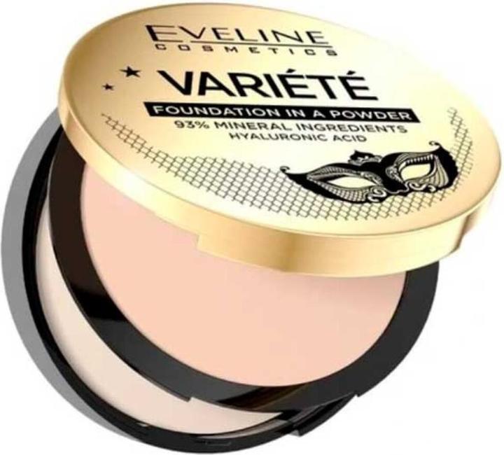 Productafbeelding Eveline Variete Minerale Stichting In Poeder Voor Gezicht 02 Naturel 8G (02 Natural)