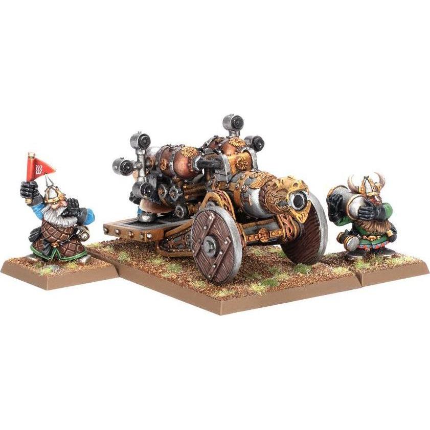 Games Workshop Warhammer ToW - La Montagna dei Nani tiene la Canon à Flammes