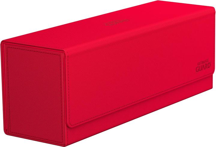 Actual product image Ultimate Guard Card Box XenoSkin Arkhive Monocolor 400+ Red