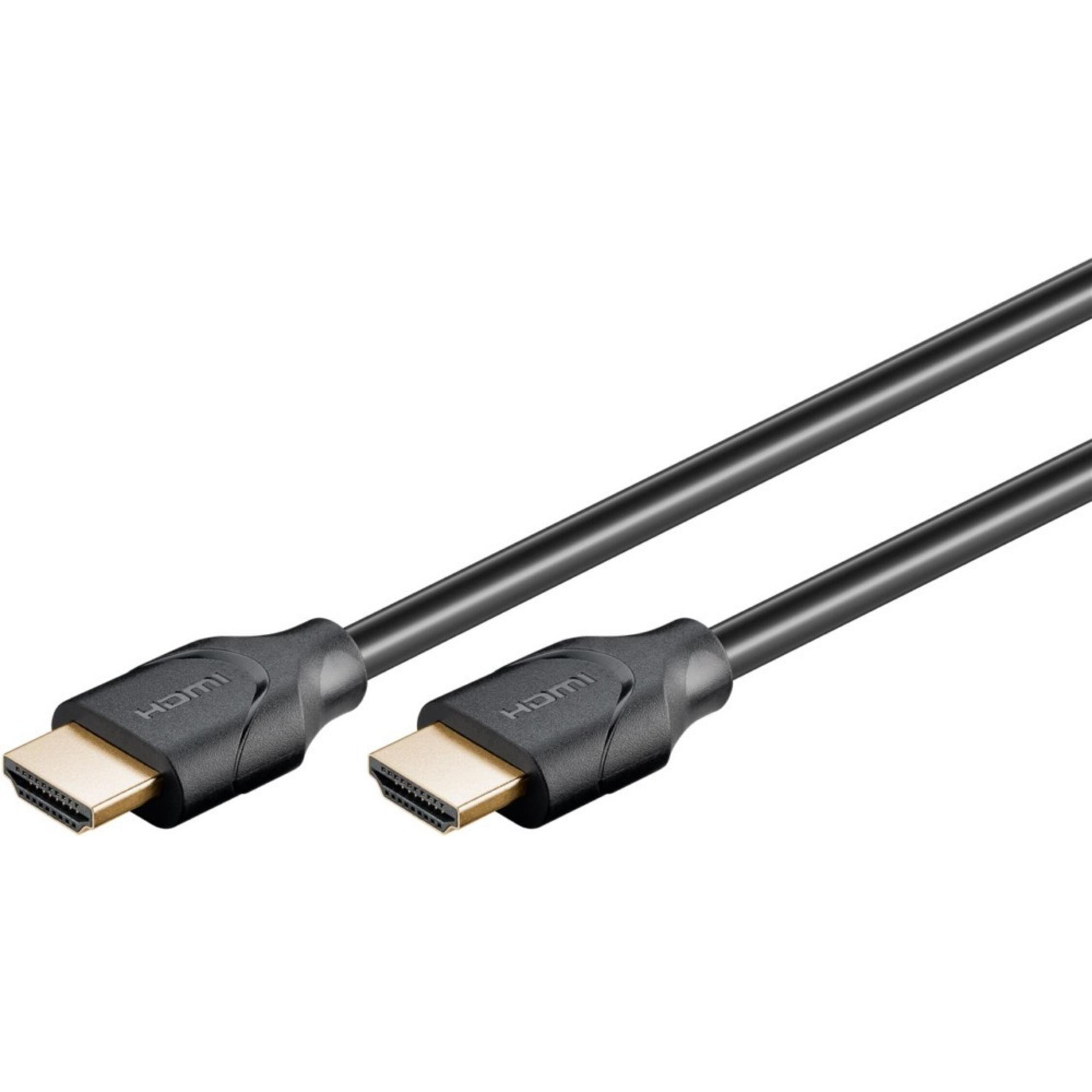 Goobay Ultra High-Speed HDMI-Kabel mit Ethernet (1 m, HDMI), Video Kabel