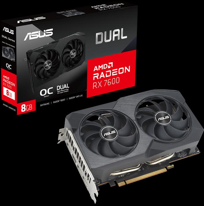 Produktbild ASUS Dual Radeon RX 7600 V2 OC Edition (8 GB)