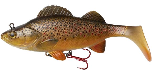 Actual product image DAM Effzett Natural Perch Paddle Tail (14 cm)
