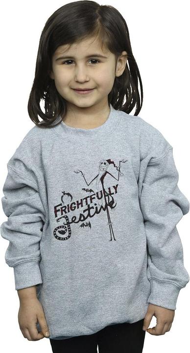 Produktbild Disney The Nightmare Before Christmas Frightfully Festive Sweatshirt Mädchen (140, 146)