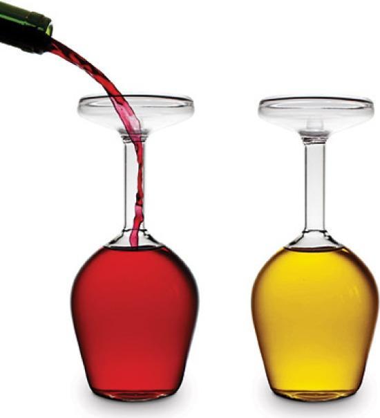 Immagine prodotto Winkee Verkehrtes Weinglas (37.50 cl, 1 Occhiali, Bicchieri da vino rosso)