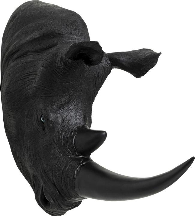 Actual product image Kare Design Deco Object Rhino Head Antique Black