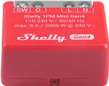 Produktbild Shelly 1PM Mini Gen4 (Schaltaktor)
