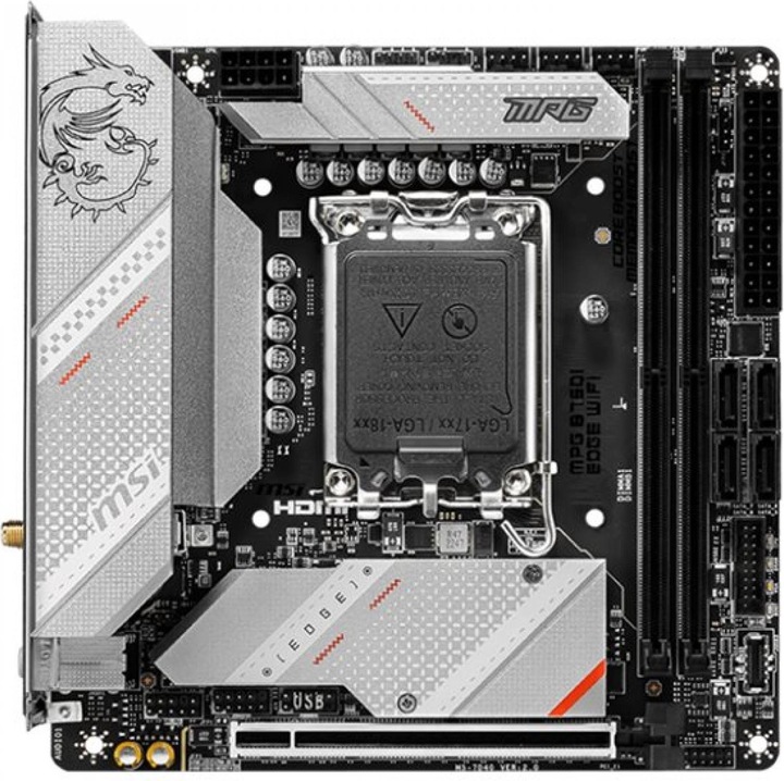 Productafbeelding MSI MPG B760I EDGE WIFI (LGA 1700, Intel B760, Mini-ITX)