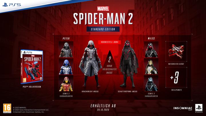 Image du produit Sony Marvel's Spider-Man 2 (PS5, DE, IT, FR)