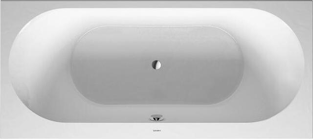 Produktbild Duravit Rechteck-Badewanne DARLING NEW 1800x800mm, 2 Rückenschrägen weiss (165 l, 180 cm, 80 cm)