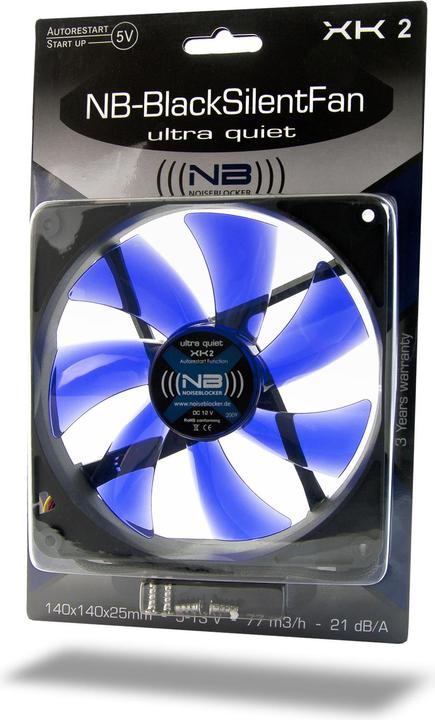 Produktbild Noiseblocker BlackSilent L-XK2 (140 mm, 1 x)