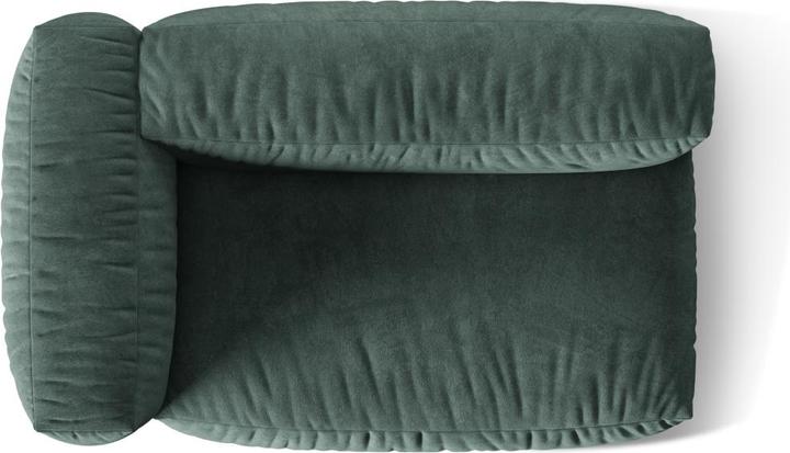 Image du produit Micadoni Chauffeuse Gauche, "Martina", 1 Place, 160x106x75 Fabriqué en Europe (Canapé modulaire, 1 place)