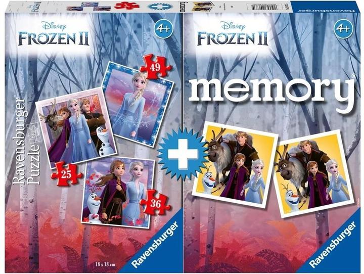 Produktbild Ravensburger Multipack - Memory + 3 Puzzle: Frozen 2 (25 Teile)