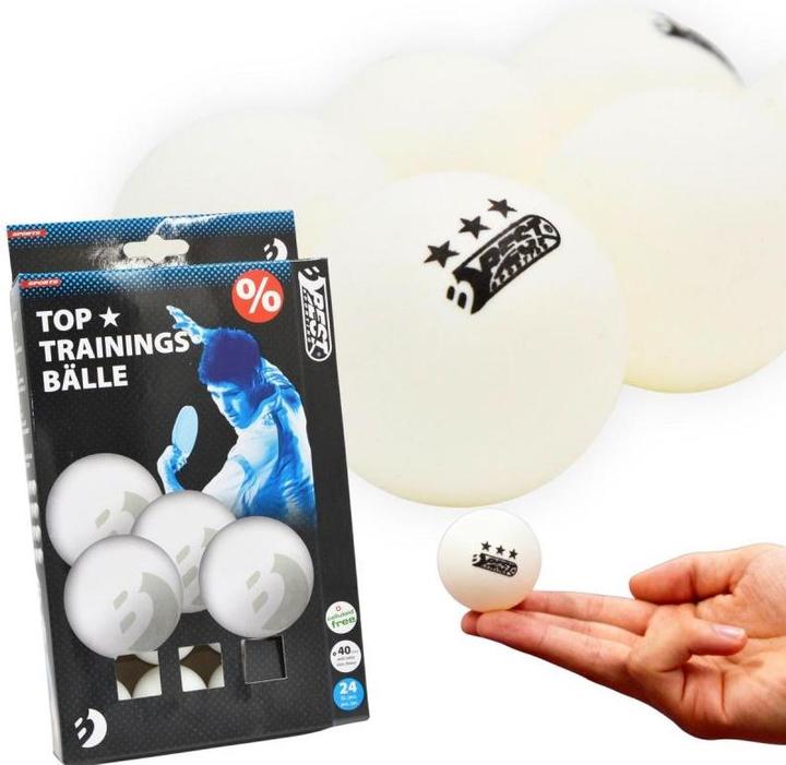 Produktbild Best Sporting Piłeczki Do Tenisa Stołowego Training 24szt Białe