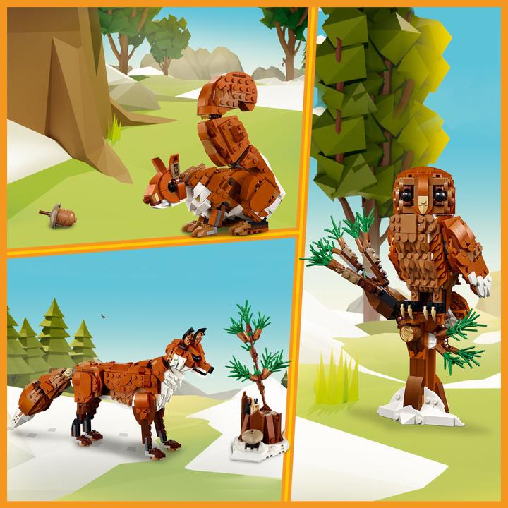 Image du produit LEGO 31154 Animaux de la forêt : renard roux (31154, LEGO Creator Expert)
