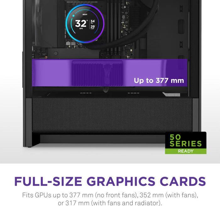 Actual product image NZXT H3 Flow (mATX, Mini-ITX)