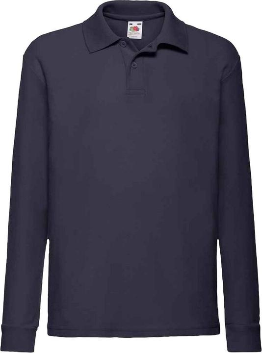 Produktbild Fruit of the Loom Langarm Pique Polo Shirt (116)