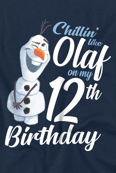 Produktbild Disney Frozen Chillin Like Olaf TShirt 12er Geburstag (152, 158)
