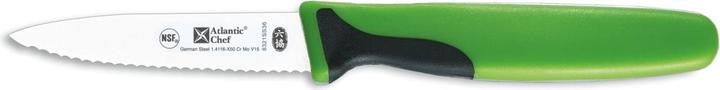 Immagine prodotto Piazza Atlantic Chef coltello spelucchino con lama seghettata 8 cm verde
