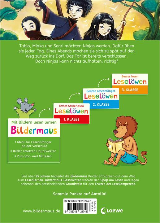 Produktbild Loewe Bildermaus - Abenteuer mit den Ninjas (Deutsch, Henriette Wich, 2024)