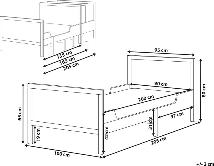Produktbild Beliani Montigny (90 x 200 cm)