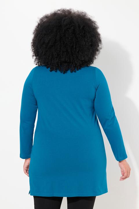 Actual product image Ulla Popken Round Keyhole Neckline Cotton Knit Tunic (56)