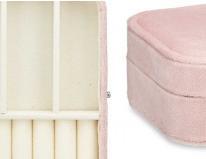 Actual product image Giftdecor pink rectangular jewelry box