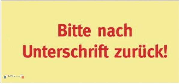 Image du produit Bizstix Note 'Sous-sc.retour' 75x35mm (75 x 35 mm)