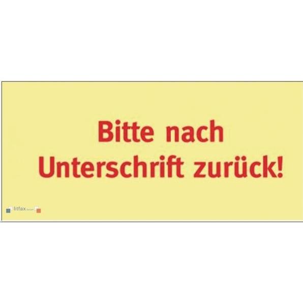 Thumbnail - Bizstix, Haftnotiz, Notiz 'Untersc.zurück' 75x35mm