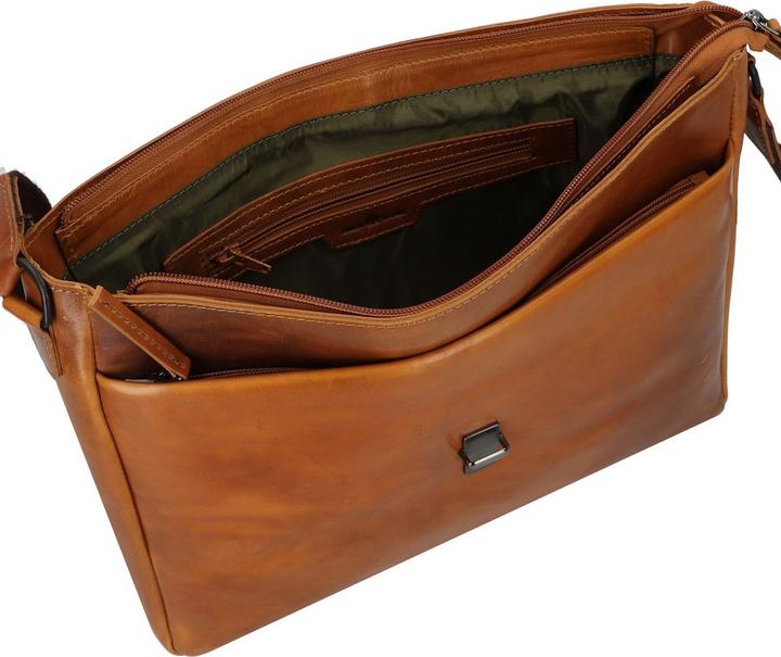 Actual product image Greenburry Newport Messenger Leder 35 cm (9 l)